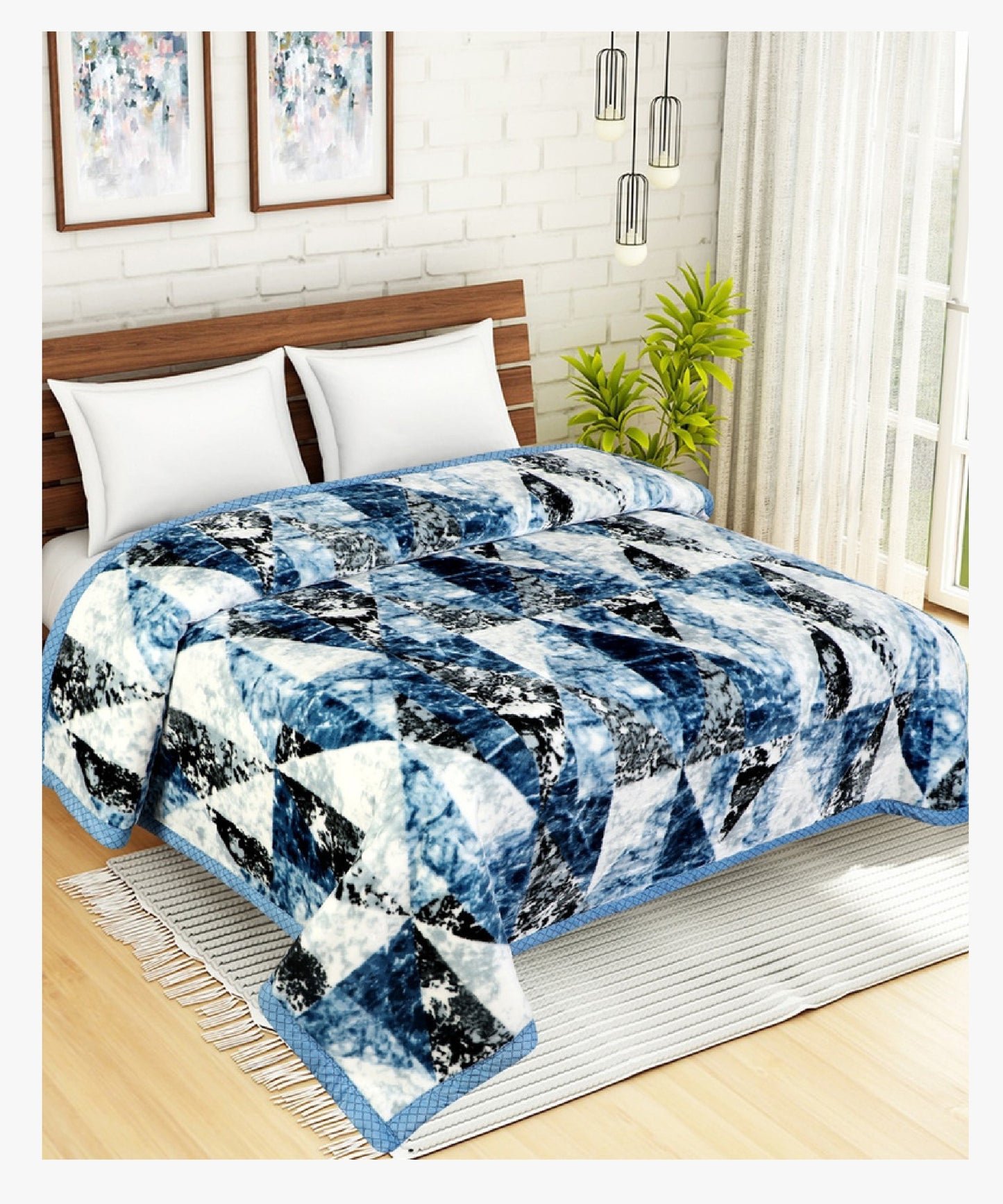 Monte Carlo Double Bed Blanket - SAMUEL (Pack of 10 Blankets)