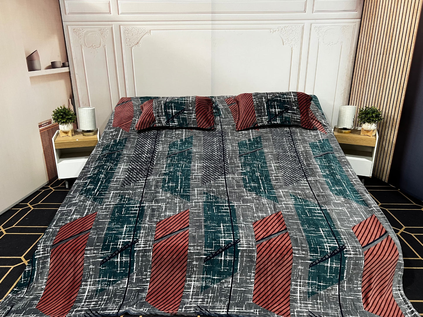 TITLIS Warm Single Bedsheet with 1 Pillow Cover - Davish (Pack of 30 Sets of Assorted Colors & Designs)