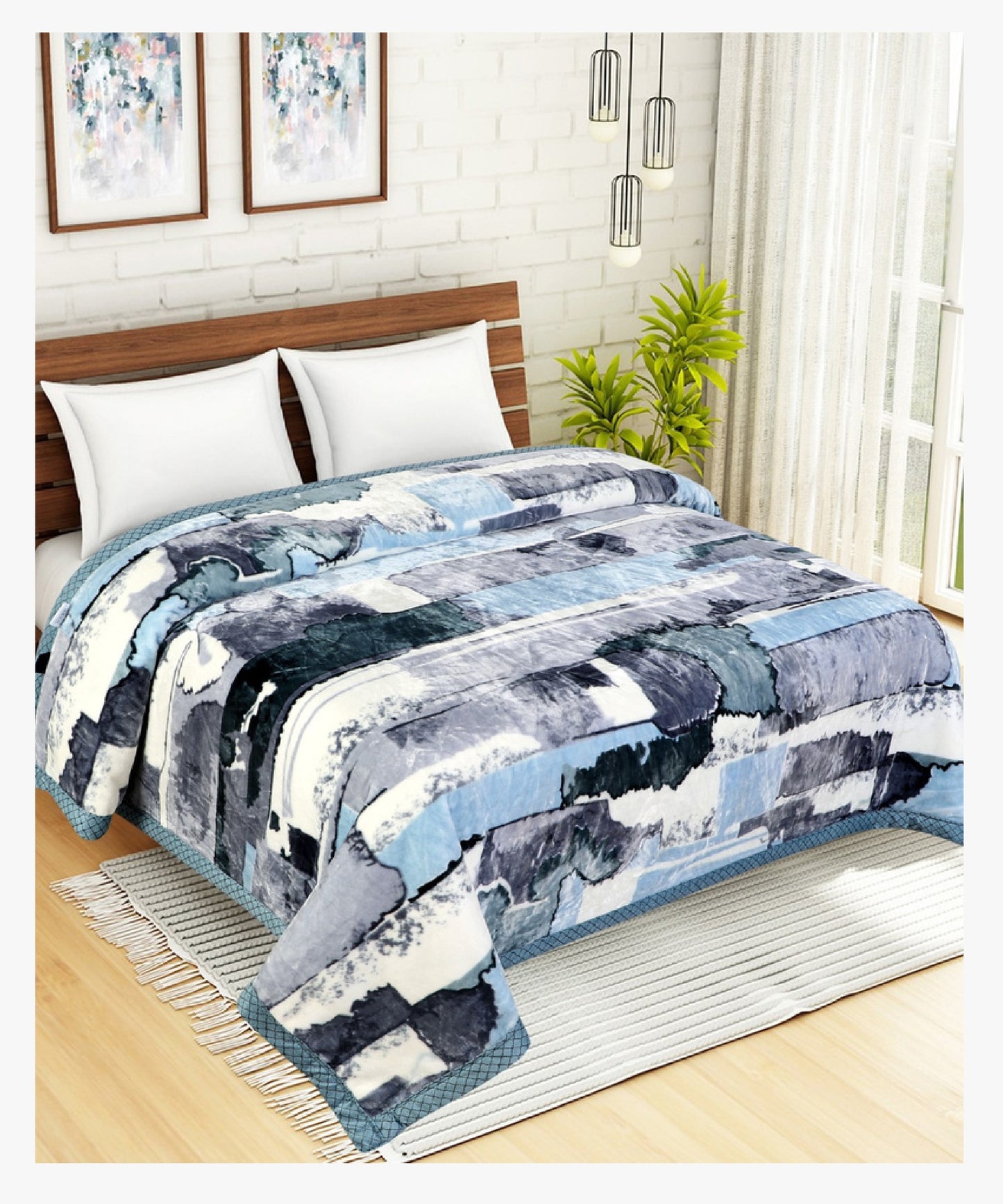 Monte Carlo Double Bed Blanket - SAMUEL (Pack of 10 Blankets)