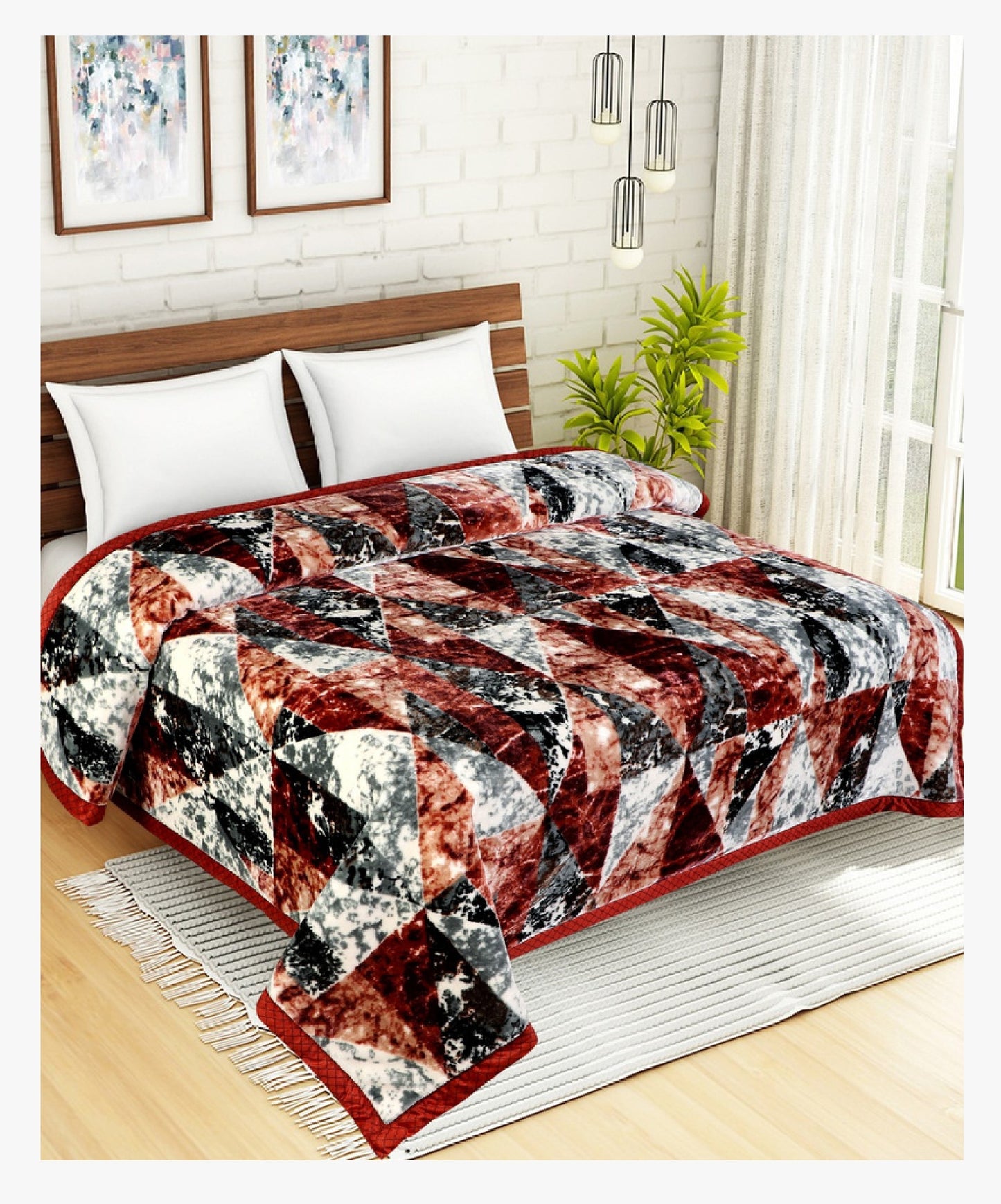 Monte Carlo Double Bed Blanket - SAMUEL (Pack of 10 Blankets)