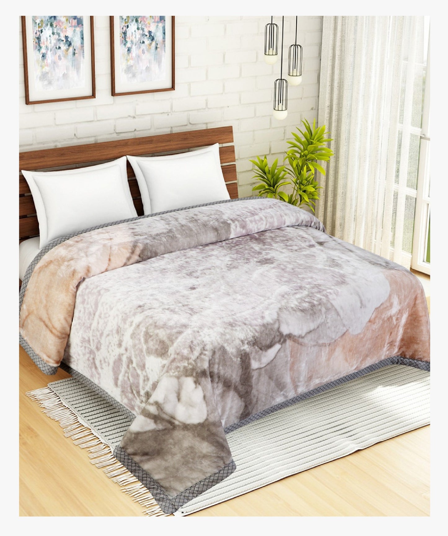 Monte Carlo Double Bed Blanket - SAMUEL (Pack of 10 Blankets)